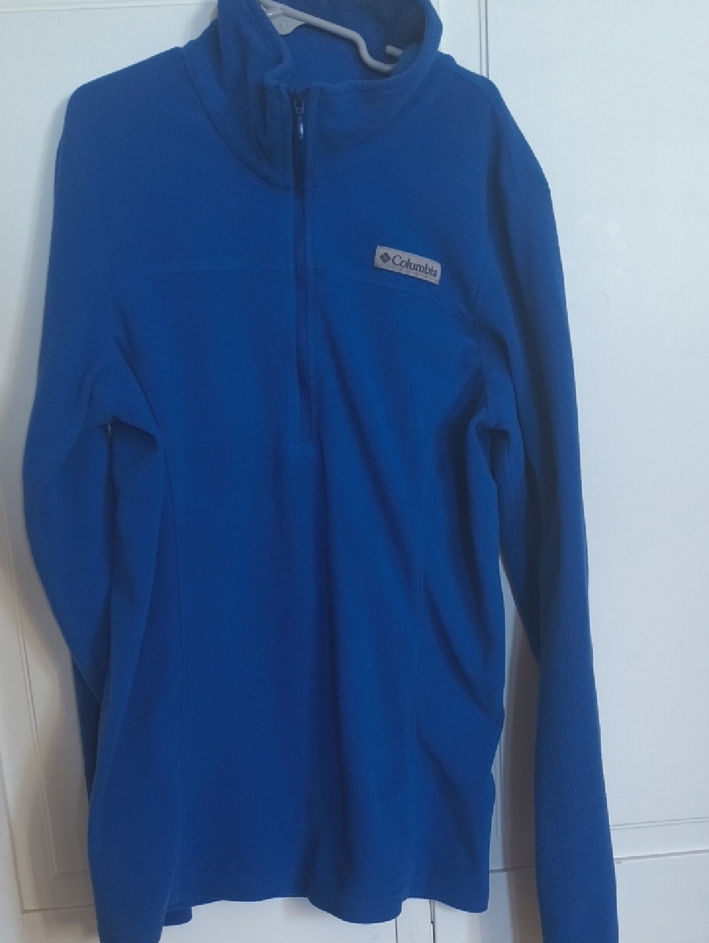 Columbia Women's Bright Blue Quarter-Zip Fleece Pullover